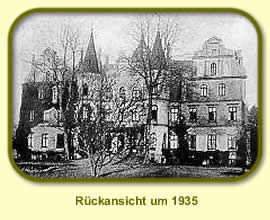 Foto: Rückansicht des Schlosses um 1935